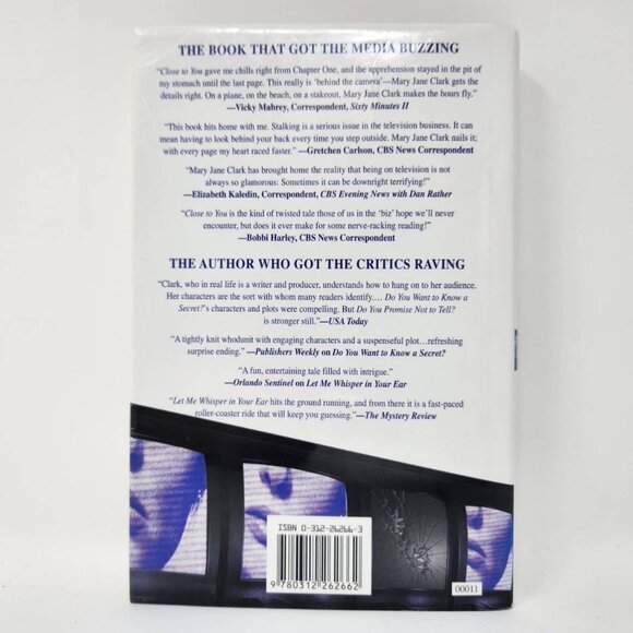 Mary Jane Clark "Close To You" Hardcover Novel - Picture 2 of 10